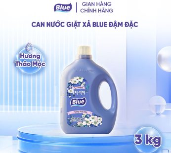 Nước giặt Blue can 3Kg Hương Thảo Mộc