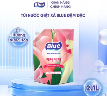 Nước giặt xả Blue đậm đặc hương nước hoa túi 2,1 l