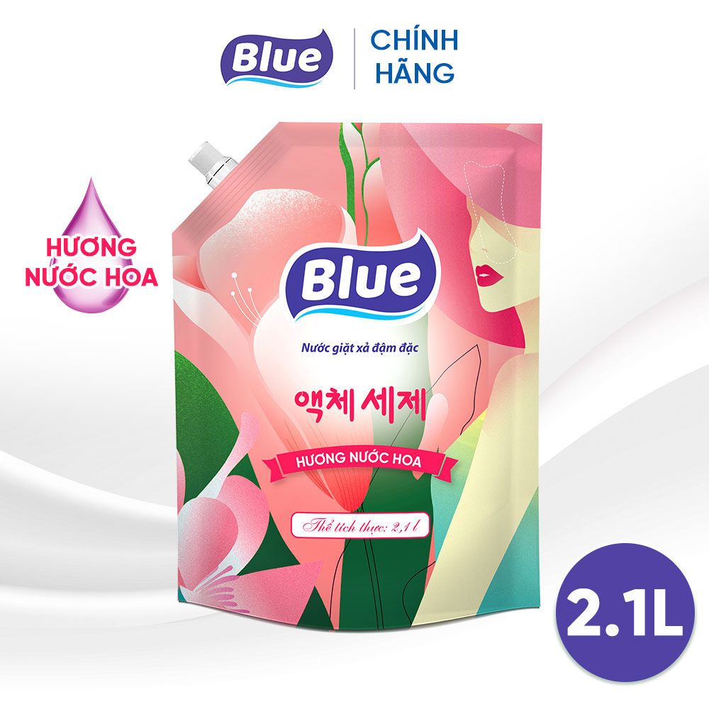 Nước giặt Blue Hàn Quốc túi 2KG - Hương nước hoa