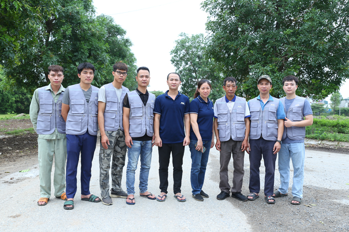 Transport staff of Ha Thanh Company