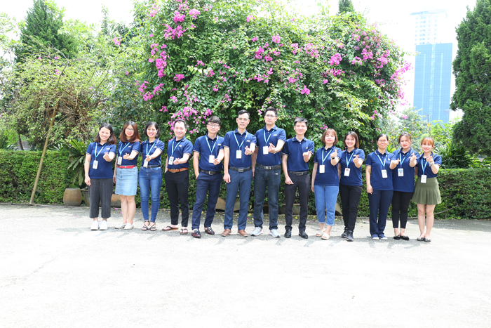 The office staff of Ha Thanh Co.Ltd