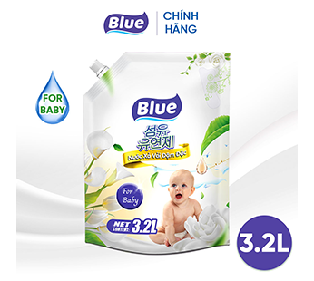 Nước Xả Vải Đậm Đặc Blue Hàn Quốc túi 3.2L dịu nhẹ For Baby