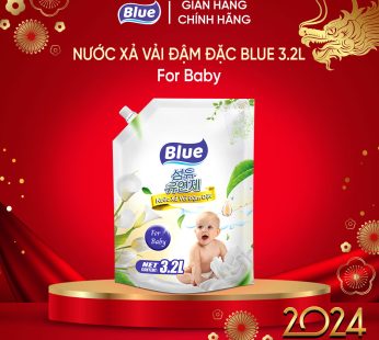 Nước Xả Vải Đậm Đặc Blue Hàn Quốc túi 3.2L dịu nhẹ For Baby
