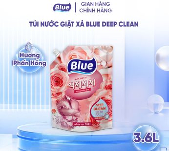 Nước giặt Blue Deep Clean Hương Phấn Hồng – 3,6L
