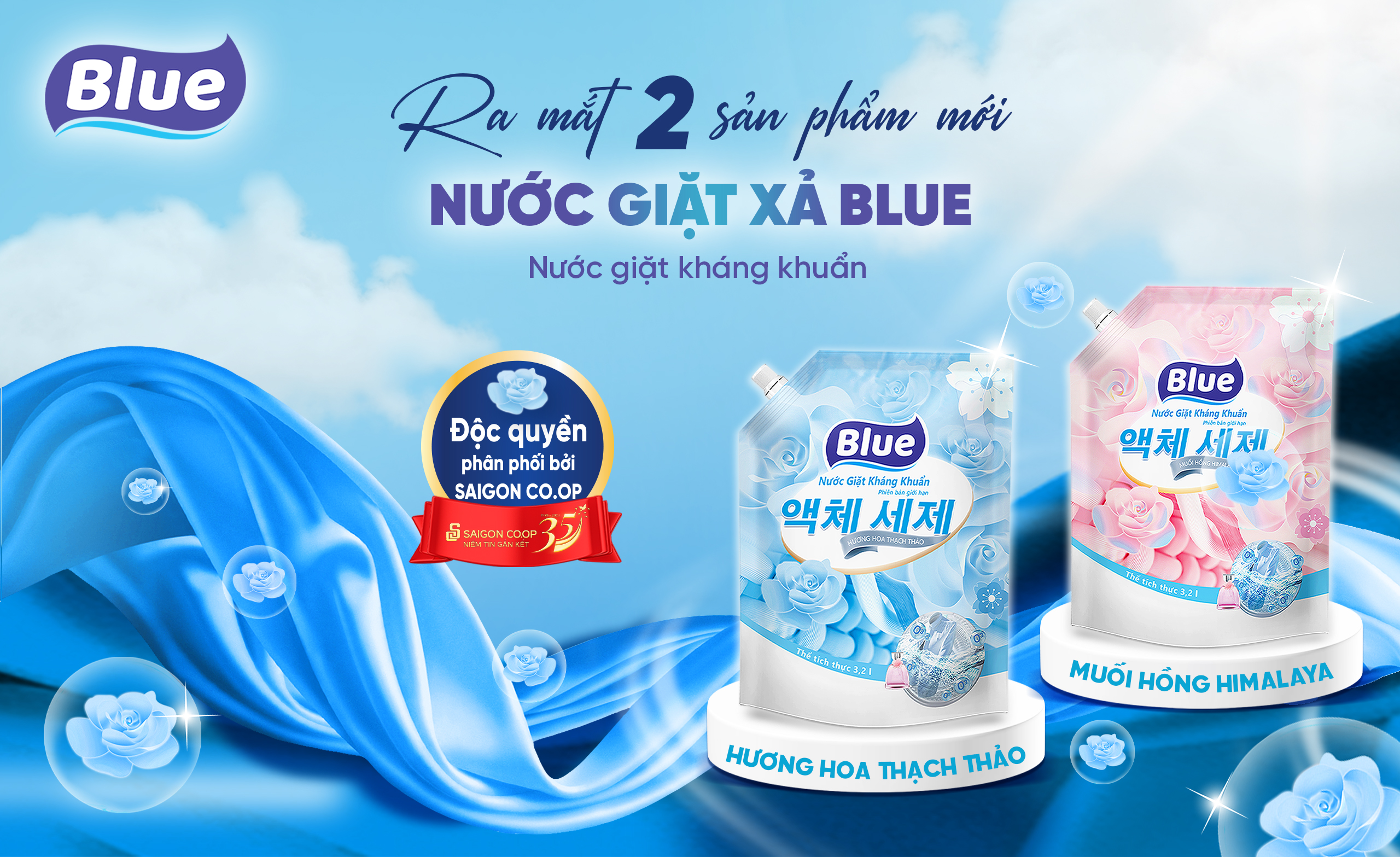 RA MẮT NƯỚC GIẶTKHÁNG KHUẨN BLUE MỚI – PHIÊN BẢN ĐẶC BIỆT KỶ NIỆM 35 NĂM SÀI GÒN CO.OP