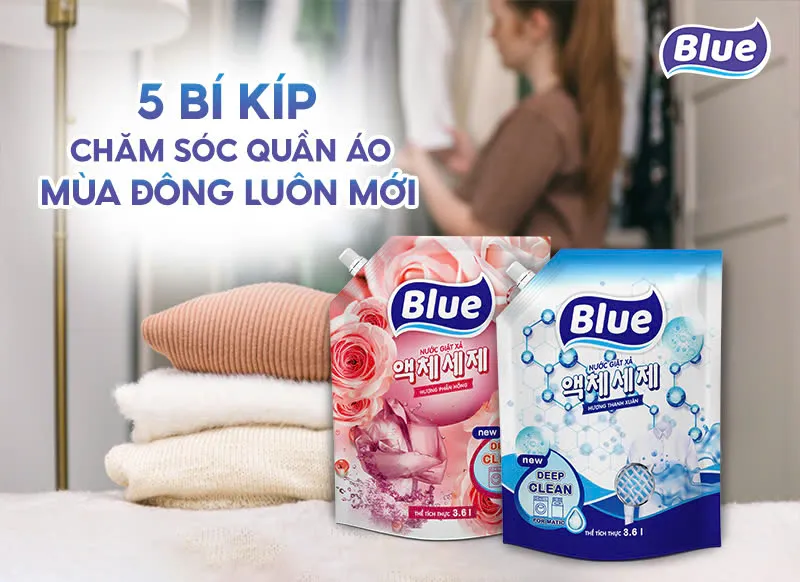 5 Bí kíp giặt quần áo mùa đông luôn mới