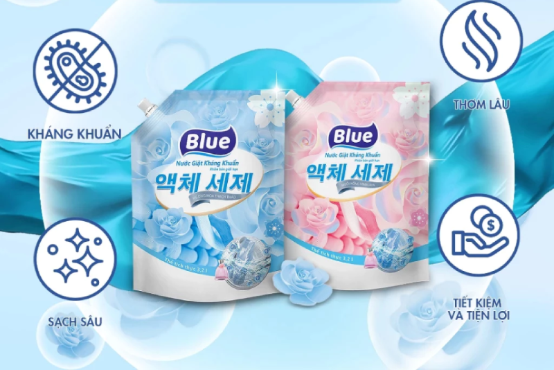 3 lý do nên dùng nước giặt Blue kháng khuẩn