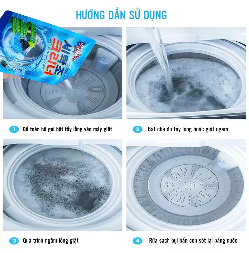 Bột tẩy lồng giặt Blue