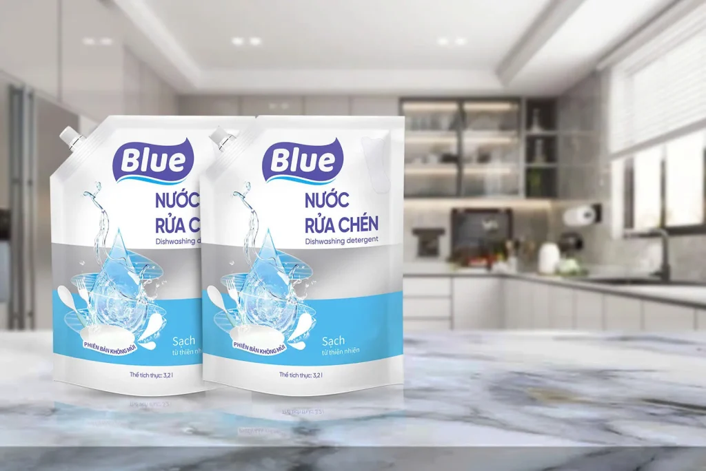 Nước rửa chén Blue Phiên bản không mùi