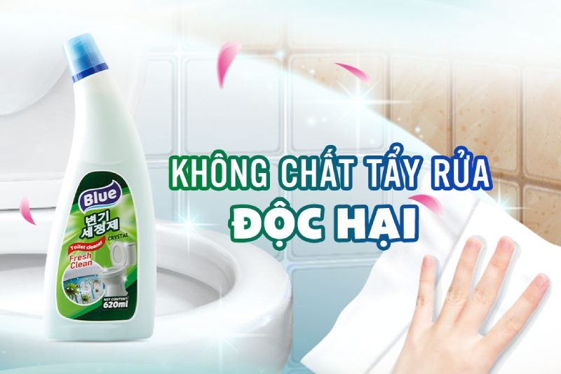 3 tips chọn nước tẩy toilet an toàn bạn nên biết