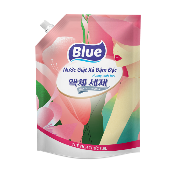 NUOC GIAT BLUE dam dac huong NUOC HOA TUI 3.6L