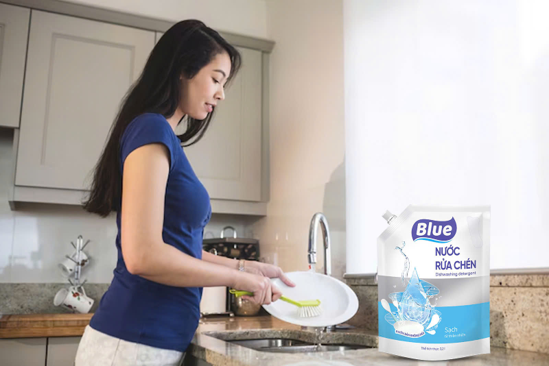 Nước rửa chén Blue