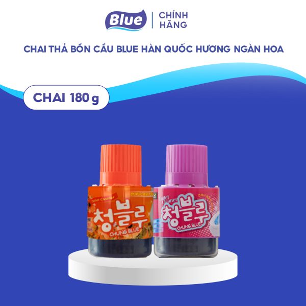 Chai Thả Bồn Cầu Blue Hàn Quốc 180G Hương Ngàn Hoa