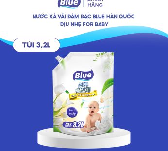 Nước Xả Vải Đậm Đặc Blue Hàn Quốc túi 3.2L dịu nhẹ For Baby