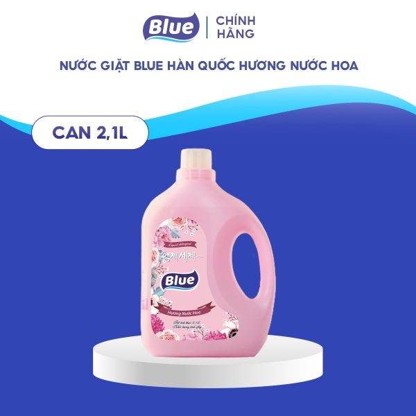 Nước giặt Blue Hàn Quốc can 2KG Hương Nước Hoa
