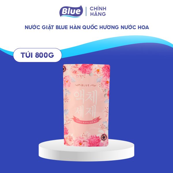 Nước giặt Blue Hàn Quốc túi 800g Hương Nước Hoa