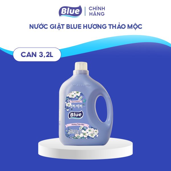 Nước giặt Blue can 3Kg Hương Thảo Mộc
