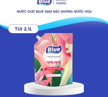 Nước giặt xả Blue đậm đặc hương nước hoa túi 2,1 l