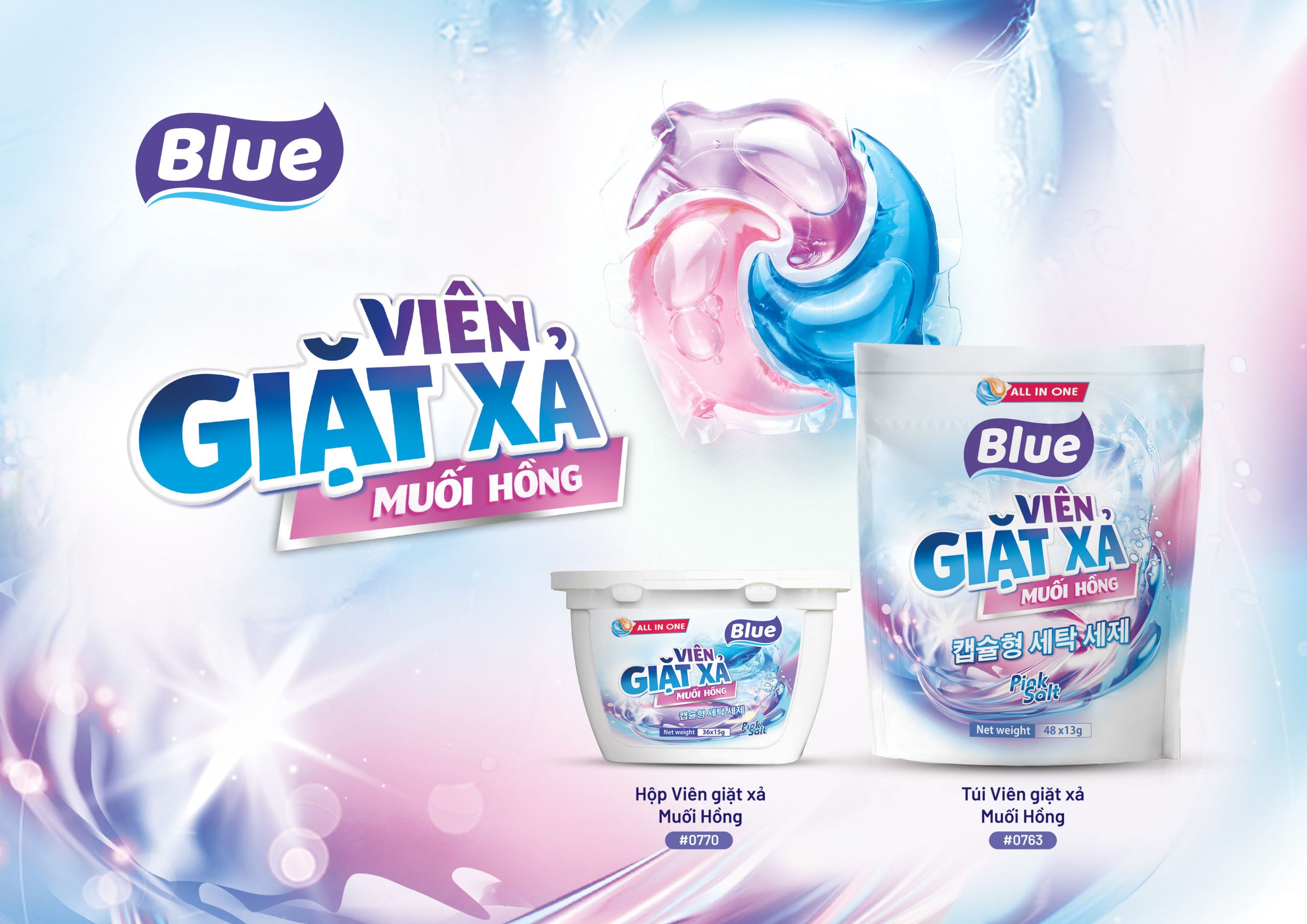 Viên Giặt Xả Blue Muối Hồng: 2 Bí Kíp Giặt Giũ Cho Dân Thành Thị Bận Rộn